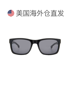 自营Hugo Boss灰色运动男士太阳镜BOSS 1569/S 0807/IR 55-多 美