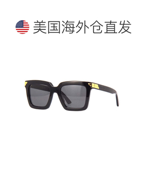 自营bottega venetaBV1005S 001黑色/灰色-黑色 美国奥莱直发