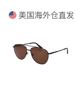 自营Hackett Metal Men's Sunglasses - black 美国奥莱直发