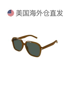 自营saint laurentSL545 004棕色/绿色-棕色 美国奥莱直发