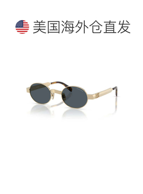 自营miu miuMU B51S ZVN70B Pale Gold/Dark Grey - pale gold 美