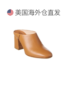 自营tod'sTOD’s Leather Mule - brown 美国奥莱直发高跟鞋女鞋