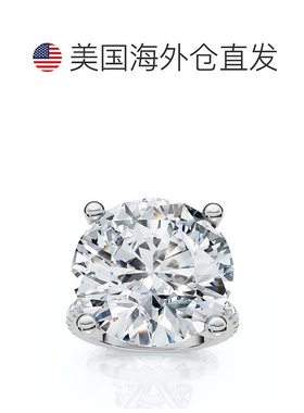 自营 pompeii3Certified 10 1/3Ct Round Diamond Engagement Rin