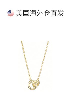 自营adorniaTarnish Resistant 18k Gold Plated CZ Locking Ring