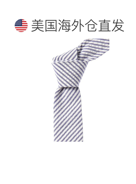 自营Thom Browne蓝色条纹领带-蓝色 美国奥莱直发