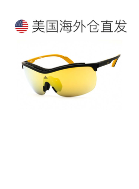 自营adidasSP0043 02g哑光黑色/棕色镜面-哑光黑色 美国奥莱直发
