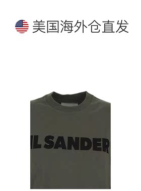 【美国直邮】jil sander 女士 上装T恤长袖印花爆款