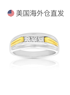 自营 vir jewels2/5 cttw 男士钻石戒指 14K 白金 - 白色 美国奥