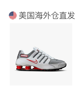 自营Nike Shox NZ 378341-104 Sneakers Men's White Red Silver