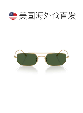 自营oliver peoples金色系列Khaite OV1351S-1989C钛矩形太阳镜-