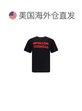 自营Valentino Cotton Men's T-Shirt - black 美国奥莱直发