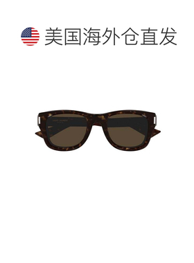 自营saint laurentSl 801 Rectangular Tortoiseshell Sunglasses