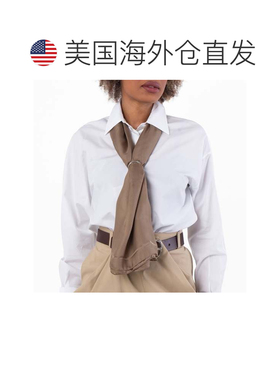 自营Saint Laurent Cassandre Square Scarf In Silk Charmeuse -