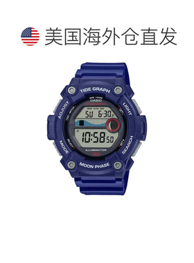 自营Casio Men's Digital Watch with Blue Band- WS-1300H-2AVCF