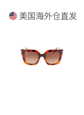 自营Salvatore Ferragamo SF 1041S 238 女士方形太阳镜 - 经典哈