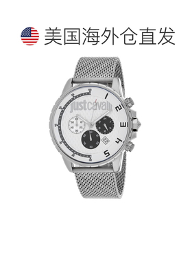 自营Just Cavalli Men's White dial Watch - white 美国奥莱直发
