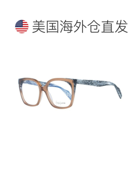 自营Yohji Yamamoto Plastic Glasses Women's (Frames) - brown