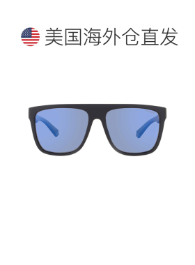 自营polaroid宝丽来偏光蓝色镜子方形男士太阳镜PLD 2162/S 00VK/