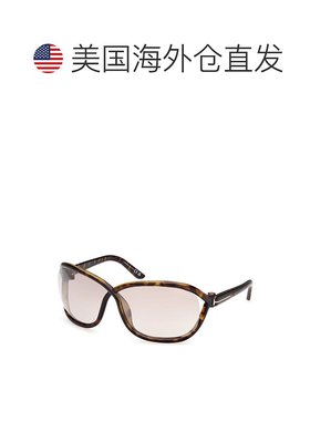 自营Tom Ford Sunglasses Geometric Full Rim, Shiny Black Fram