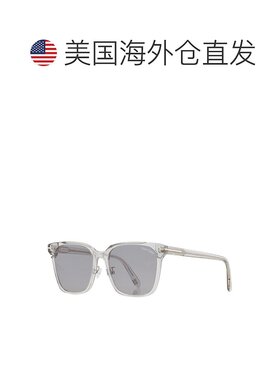 自营Tom Ford Sunglasses Square Full Rim, Transparent Grey Fr