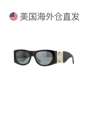 自营givenchyGV40028I 01C闪亮黑色与银色/灰色带灯镜面-闪亮黑色