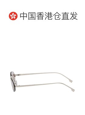 1h可退 香港直邮潮奢 Fendi 芬迪 男士 银色 First Crystal 太阳