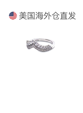 自营PANDORA Princess Wish Ring - silver 美国奥莱直发