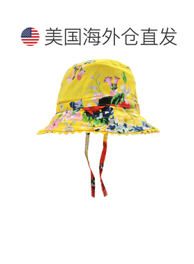自营 Zimmermann印花抽绳桶帽-黄色花朵帽子 美国直发奥莱