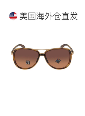 自营Oakley Split Time Prizm棕色渐变飞行员女士太阳镜OO4129 41