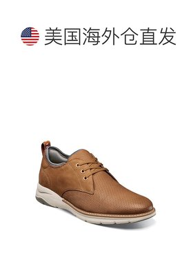自营Florsheim Frenzi 14390-240 Oxford Men's Tan Nubuck Dress