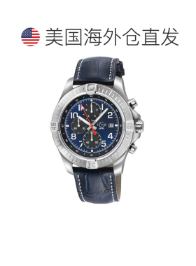 自营GV2 Men's T38 SS Case, Enamel Blue Dial with White print