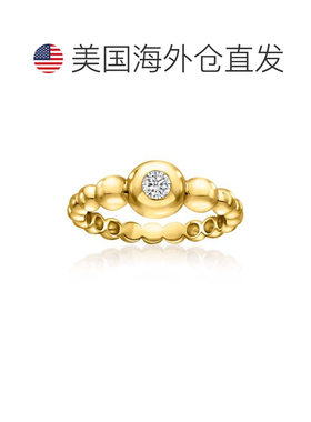 自营RS Pure by Ross-Simons Bezel-Set Lab-Grown Diamond Bubbl