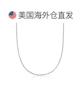 自营ross-simonsRoss Simons 2mm纯银绳链项链-24英寸 美国奥莱直