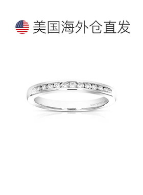 自营vir jewels1/4 cttw Lab Grown Diamond Wedding Band in Ste