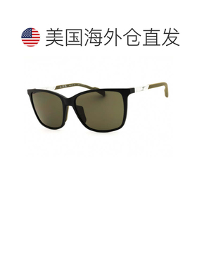 自营adidasSP0059 02N哑光黑/绿-哑光黑 美国奥莱直发