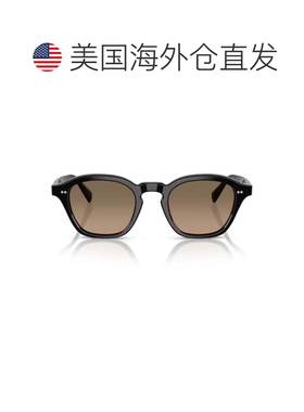 自营oliver peoplesBlack Eyles OV5580SU醋酸纤维方形太阳镜-棕