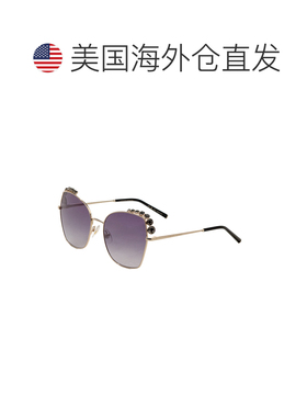 自营Carolina Herrera Women's 59 mm Rose Gold Sunglasses - ro