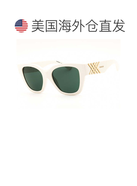 自营burberryBE4489U 421871白色/深绿色-白色 美国奥莱直发