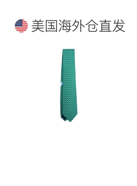 自营salvatore ferragamoFerragamo 4-Papillon领带-绿色 美国奥