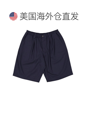 自营Marni Men's Bermuda Wool Shorts - blublack 美国奥莱直发