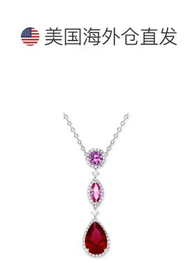 1h可退 【美国直邮】macy's 通用 项链水晶吊坠