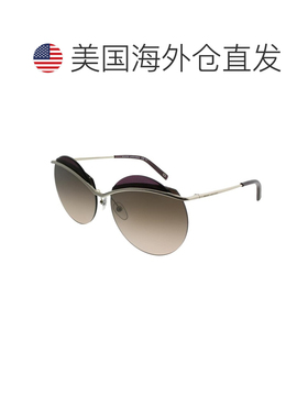 自营Marc Jacobs MARC 102 3YG ZV女士圆形太阳镜-浅金色 美国奥