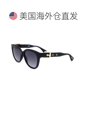 自营Moschino女式54毫米黑色太阳镜-黑色 美国奥莱直发