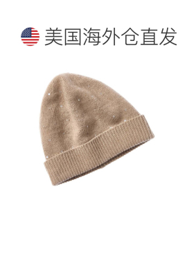 自营Portolano Sequins Cashmere Beanie - brown 美国奥莱直发