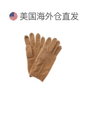 自营portolano电缆羊绒高科技手套-棕色支架 美国奥莱直发