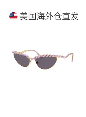 自营Swarovski  SK 7030 40361A 59mm Womens Cat-Eye Sunglasses