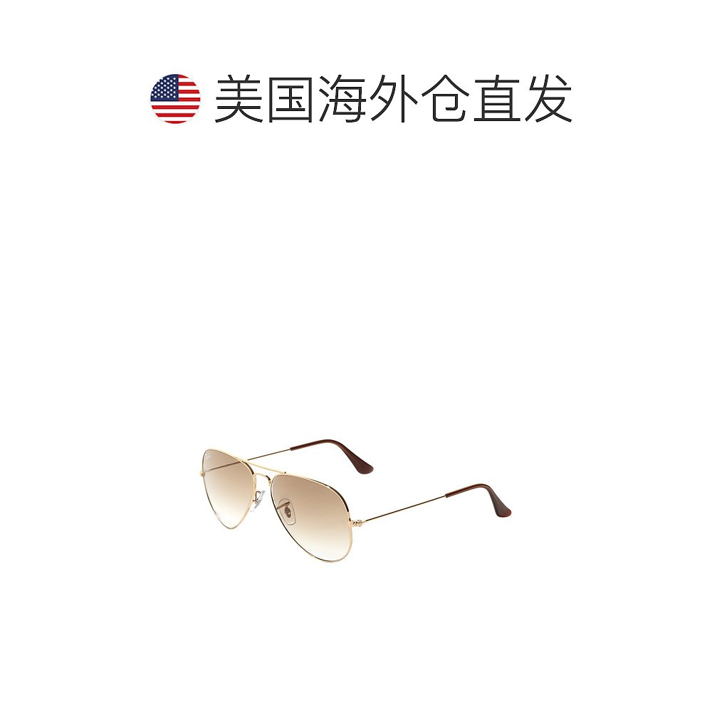 ray-ban雷朋男女通用 RB3025 58毫米太阳镜-棕色【美国奥莱-图1