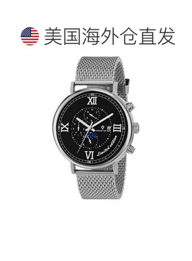 自营Christian Van Sant Men's Somptueuse LTD Black Round 46mm