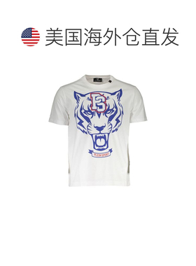 自营Plein Sport Cotton Men's T-Shirt - white 美国奥莱直发