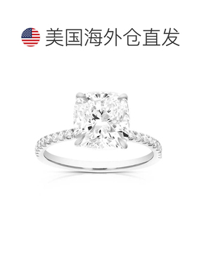 自营vir jewels4 cttw Cushion Lab Grown Diamond Engagement So